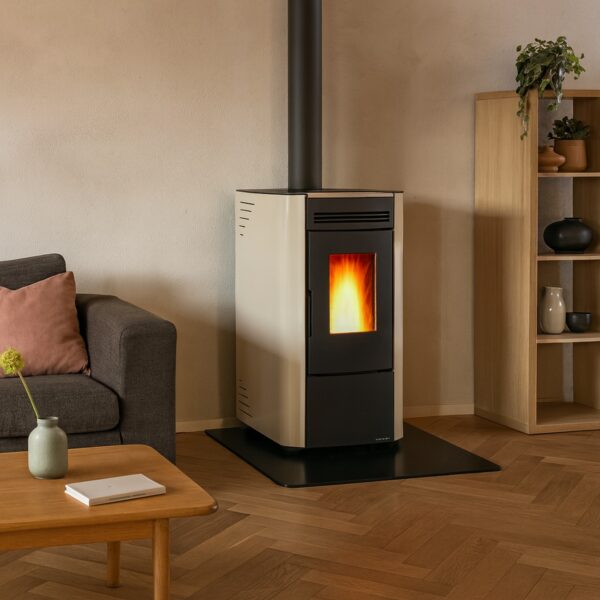 Extraflame Ketty 6.5 Pelletofen Stahl Elfenbein