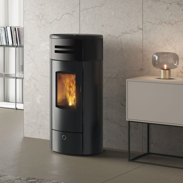 EK63 Yung 130++ Evo Pelletofen Keramik schwarz