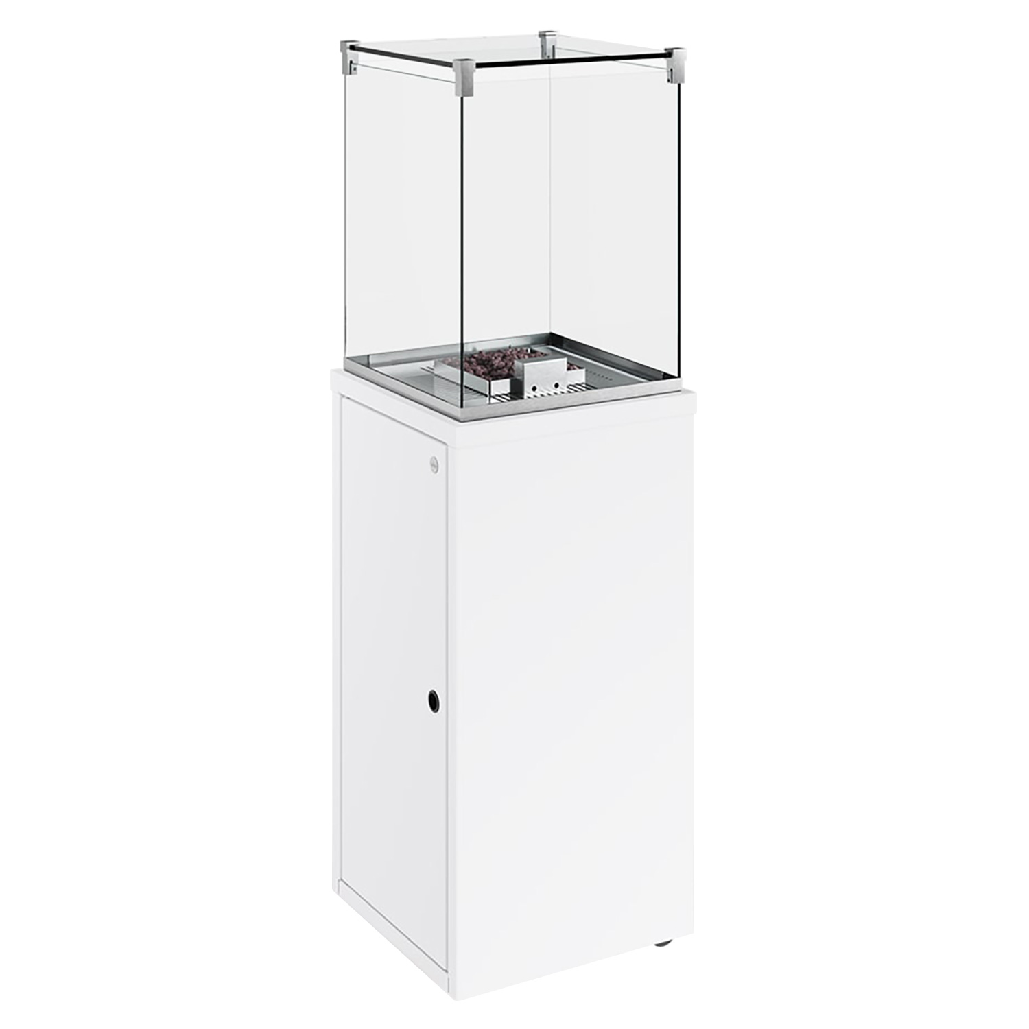 Spartherm Fuora Q Outdoor-Kamin Weiß
