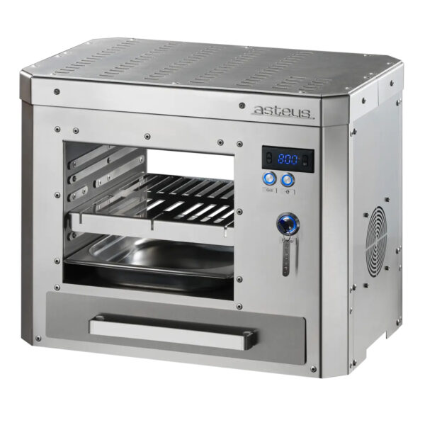 Asteus Tarso 800° Lifestyle Grill Edelstahl inkl. Abdeckhaube